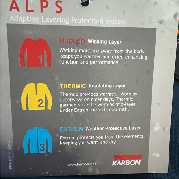 New tags on Karbon Kephyr Size2XL Winter Jacket purchased $400 new selling $300 - Picture 5 of 7